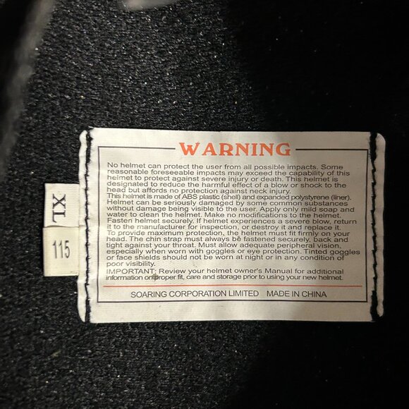 Soaring Turtle Shell Motorcycle Helmet. Size XL. Color Flat Black. (1189) - Picture 2 of 4